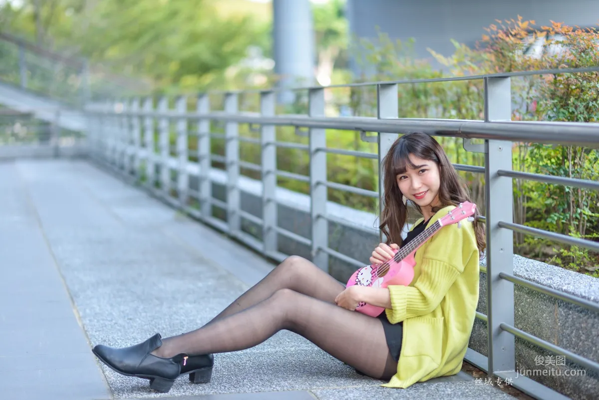 [Taiwan Beauties] Ti Ti National Taiwan Museum of Fine Arts. Fashion Black Stockings Street Snap Photo Set photo 54