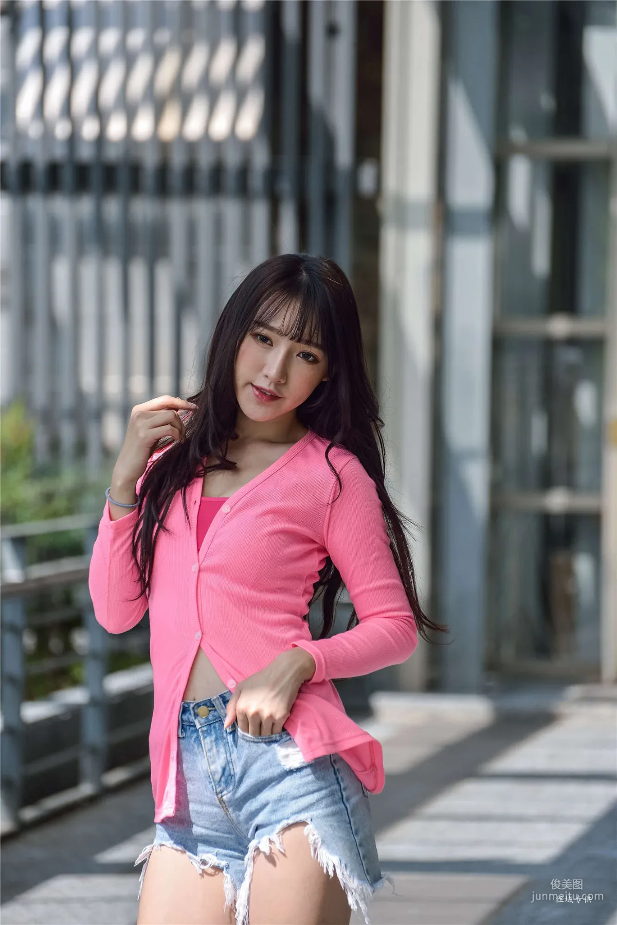 [Taiwan Beauties] Bi Bier Gome Fashion Denim Street Snap Photo Set photo 10