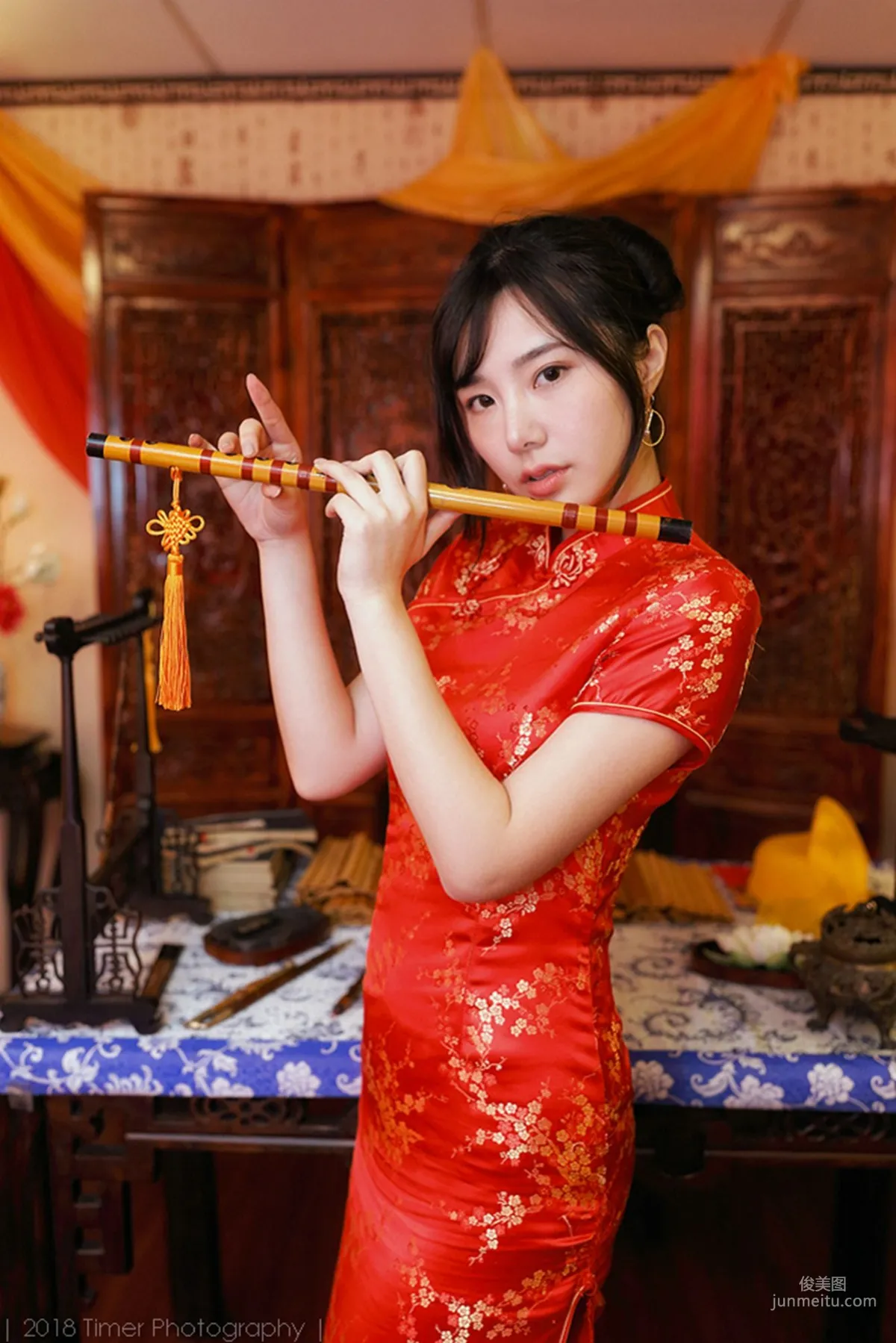 [Taiwan Beauties] Zora Chen Siying, New Year Fashion Studio Shoot (Part 1) Photo Set photo 57