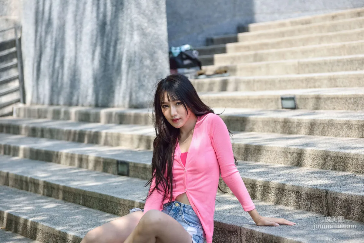 [Taiwan Beauties] Bi Bier Gome Fashion Denim Street Snap Photo Set photo 115