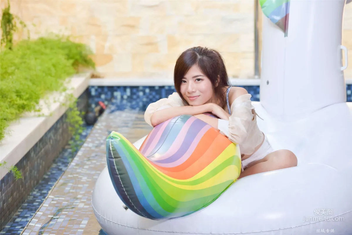 [Taiwan Beauties] Chubby Fang Sexy. Ballet City Vacation Hotel Bed Shoot Series Photo Set photo 39