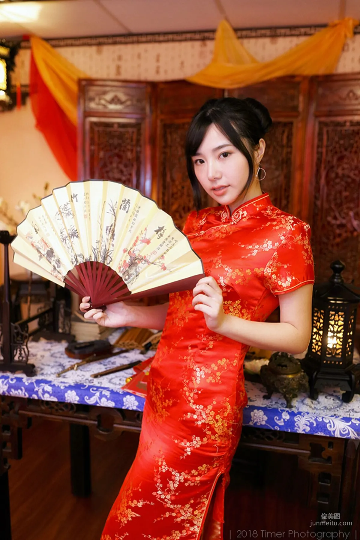 [Taiwan Beauties] Zora Chen Siying, New Year Fashion Studio Shoot (Part 1) Photo Set photo 4
