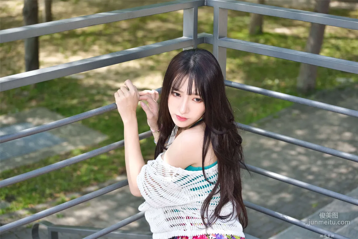 [Taiwan Beauties] Bi Bier, National Beauty. Fashion Fresh Outdoor Shoot Photo Set photo 39