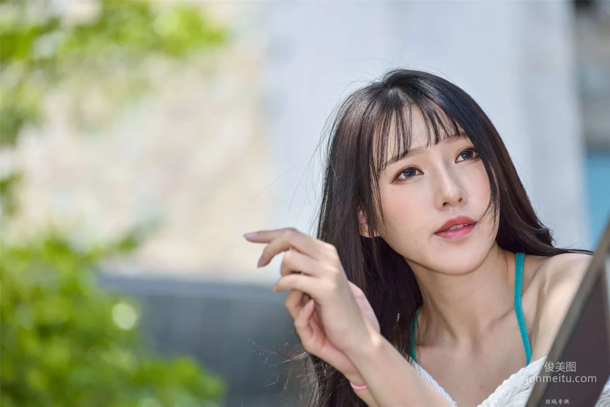 [Taiwan Beauties] Bi Bier, National Beauty. Fashion Fresh Outdoor Shoot Photo Set photo 27