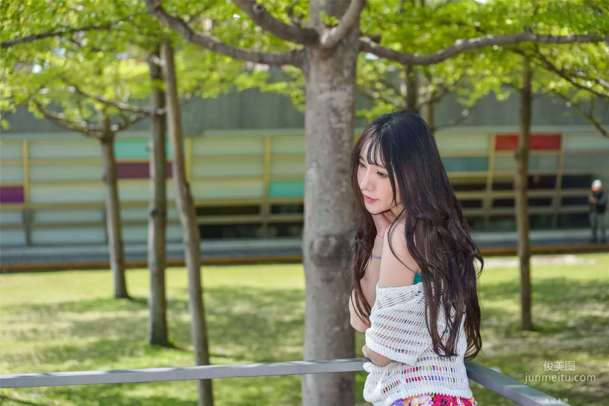[Taiwan Beauties] Bi Bier, National Beauty. Fashion Fresh Outdoor Shoot Photo Set photo 12