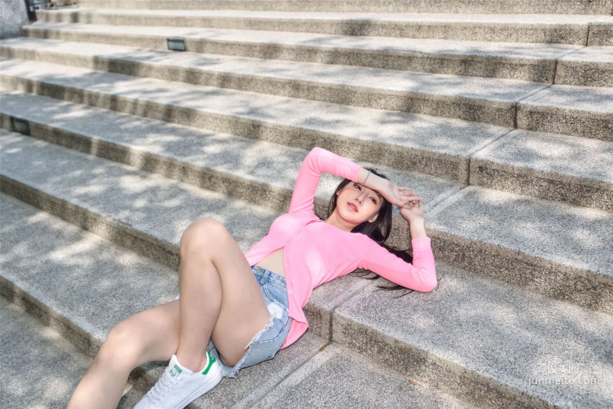 [Taiwan Beauties] Bi Bier Gome Fashion Denim Street Snap Photo Set photo 112
