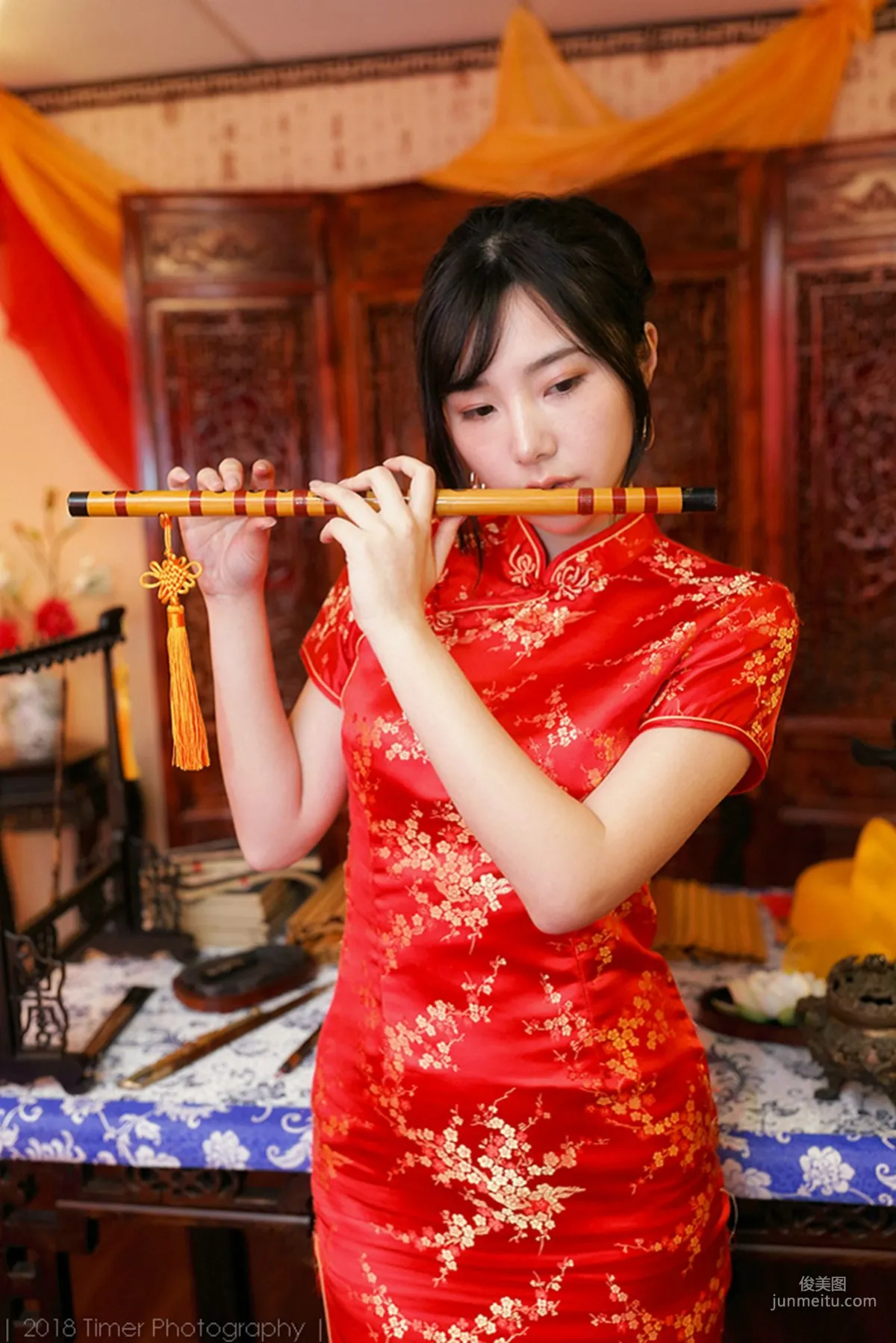 [Taiwan Beauties] Zora Chen Siying, New Year Fashion Studio Shoot (Part 1) Photo Set photo 61