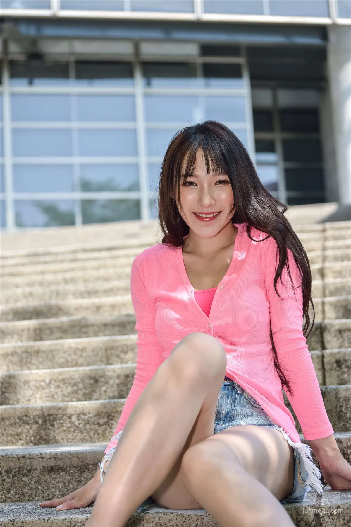 [Taiwan Beauties] Bi Bier Gome Fashion Denim Street Snap Photo Set photo 119