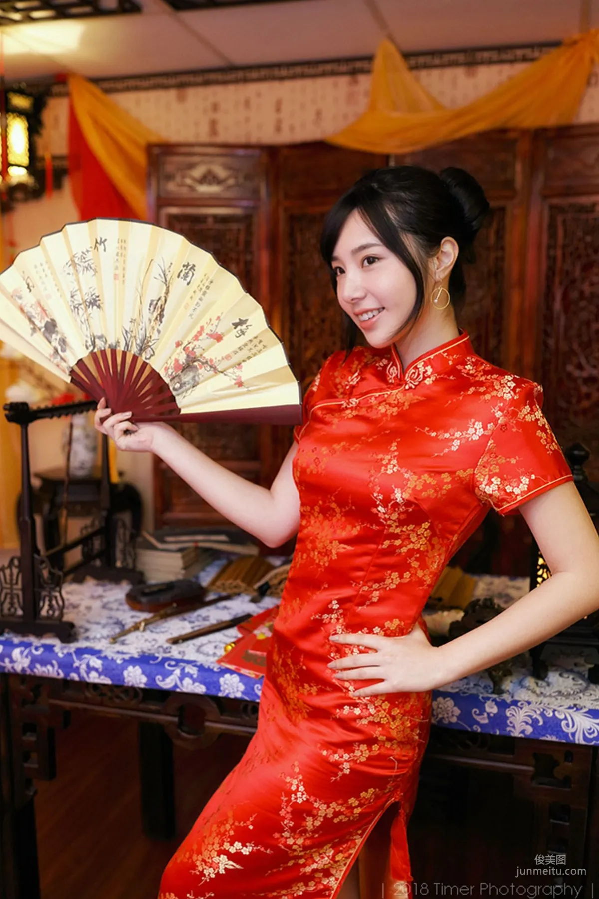 [Taiwan Beauties] Zora Chen Siying, New Year Fashion Studio Shoot (Part 1) Photo Set photo 3