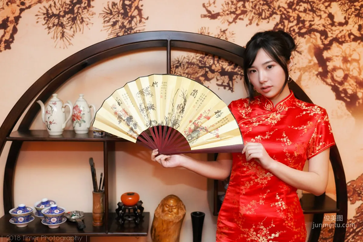 [Taiwan Beauties] Zora Chen Siying, New Year Fashion Studio Shoot (Part 1) Photo Set photo 23