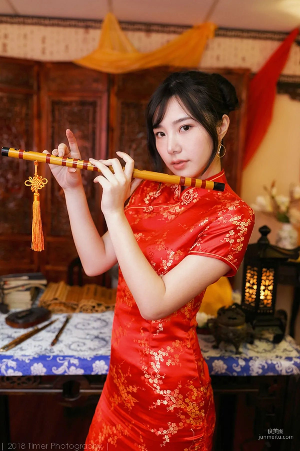 [Taiwan Beauties] Zora Chen Siying, New Year Fashion Studio Shoot (Part 1) Photo Set photo 58