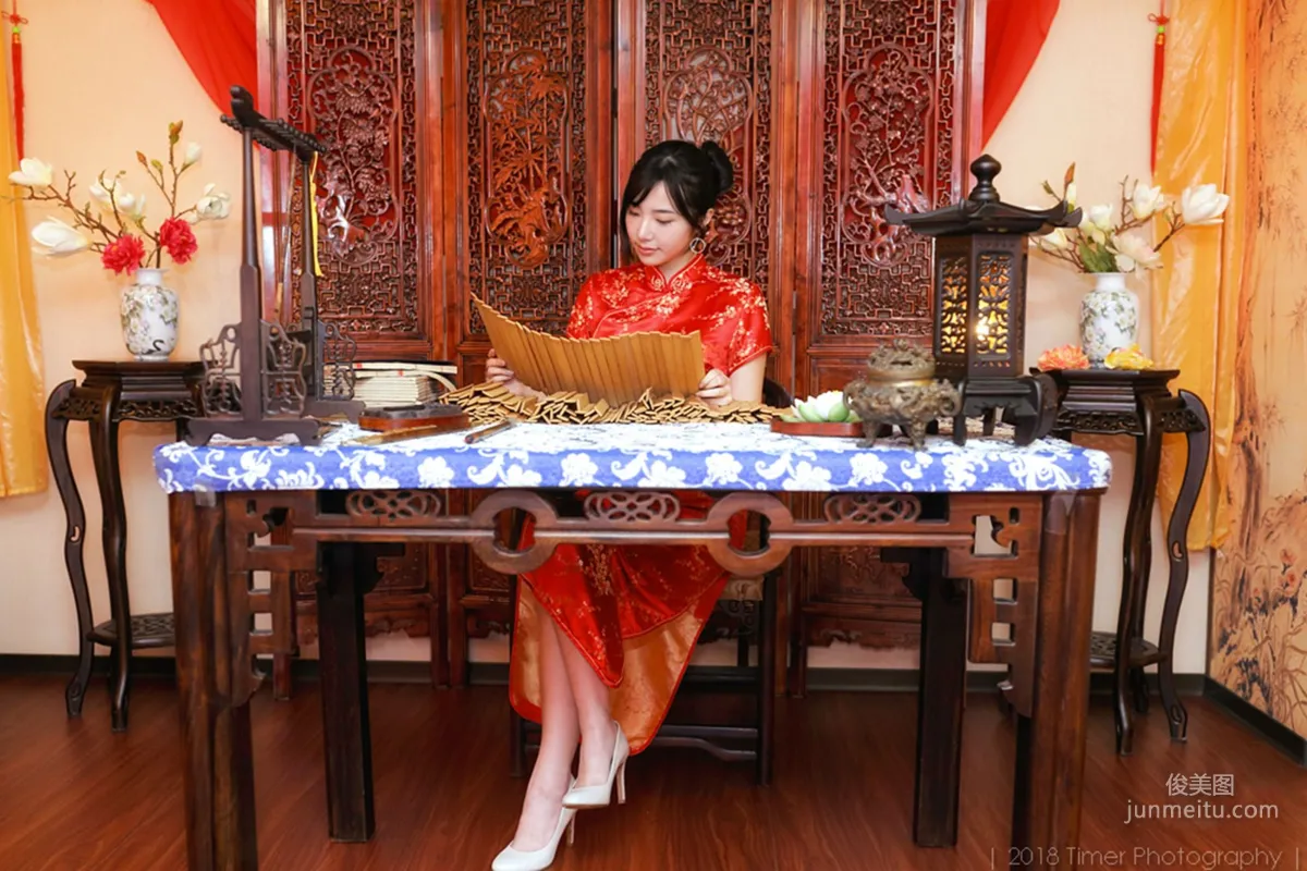 [Taiwan Beauties] Zora Chen Siying, New Year Fashion Studio Shoot (Part 1) Photo Set photo 42