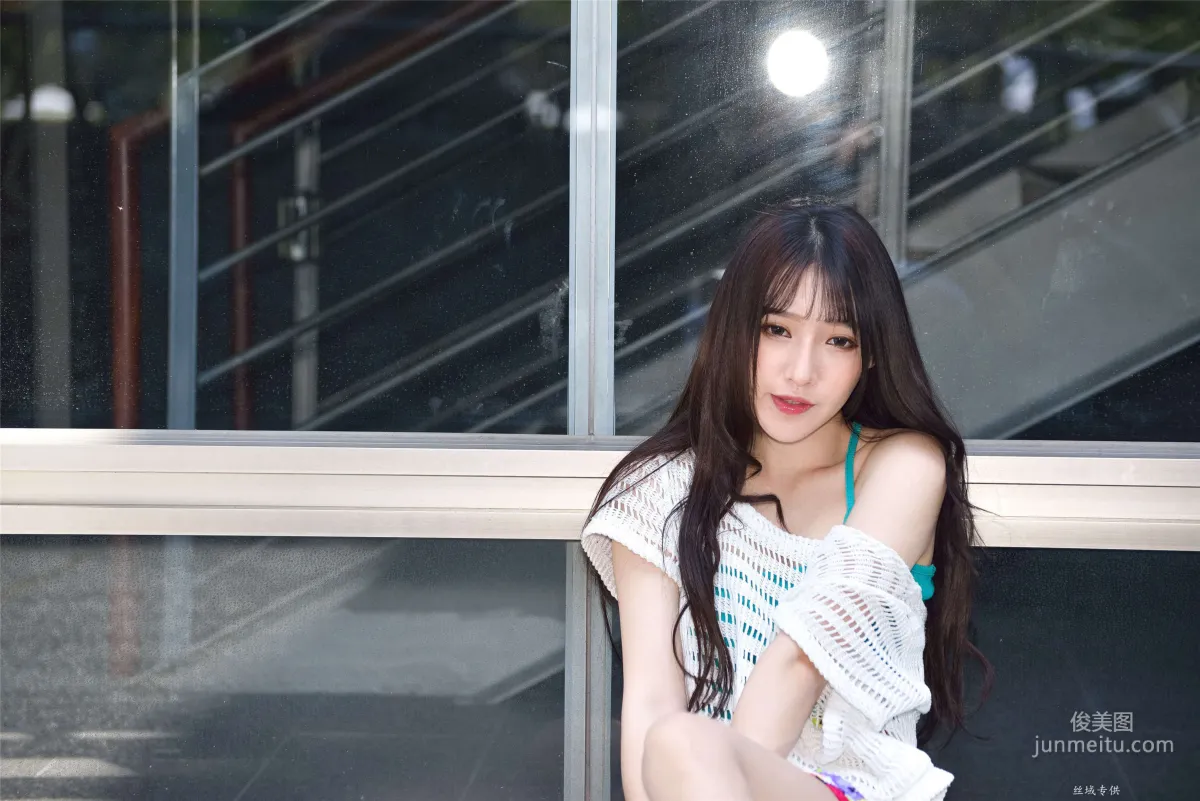 [Taiwan Beauties] Bi Bier, National Beauty. Fashion Fresh Outdoor Shoot Photo Set photo 104