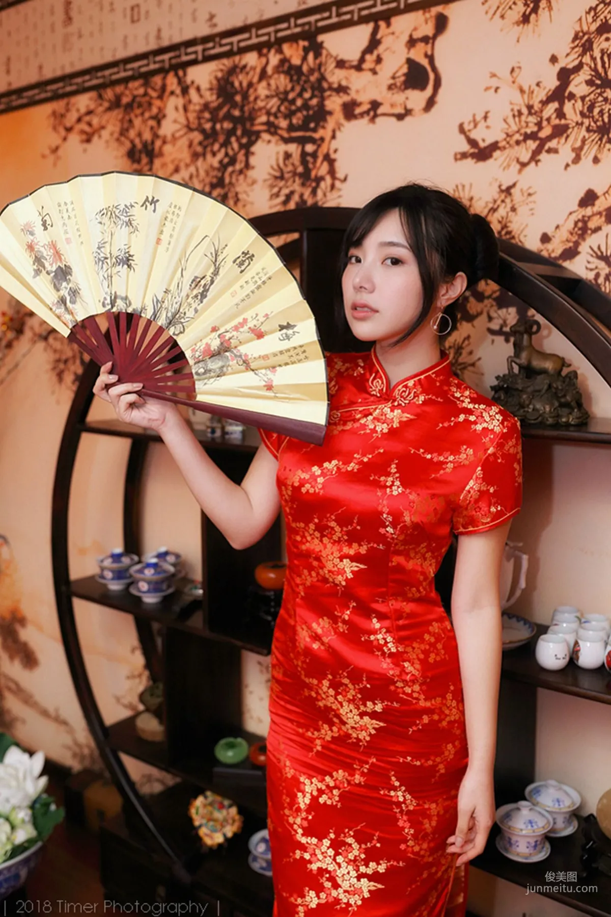 [Taiwan Beauties] Zora Chen Siying, New Year Fashion Studio Shoot (Part 1) Photo Set photo 19