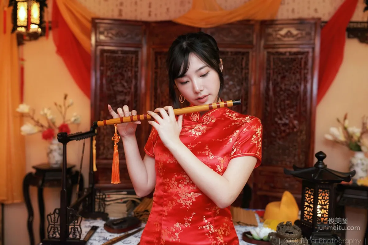 [Taiwan Beauties] Zora Chen Siying, New Year Fashion Studio Shoot (Part 1) Photo Set photo 67