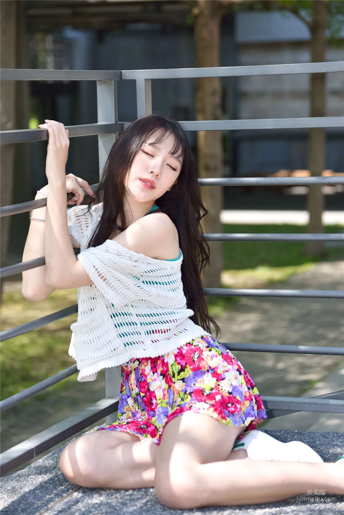 [Taiwan Beauties] Bi Bier, National Beauty. Fashion Fresh Outdoor Shoot Photo Set photo 48