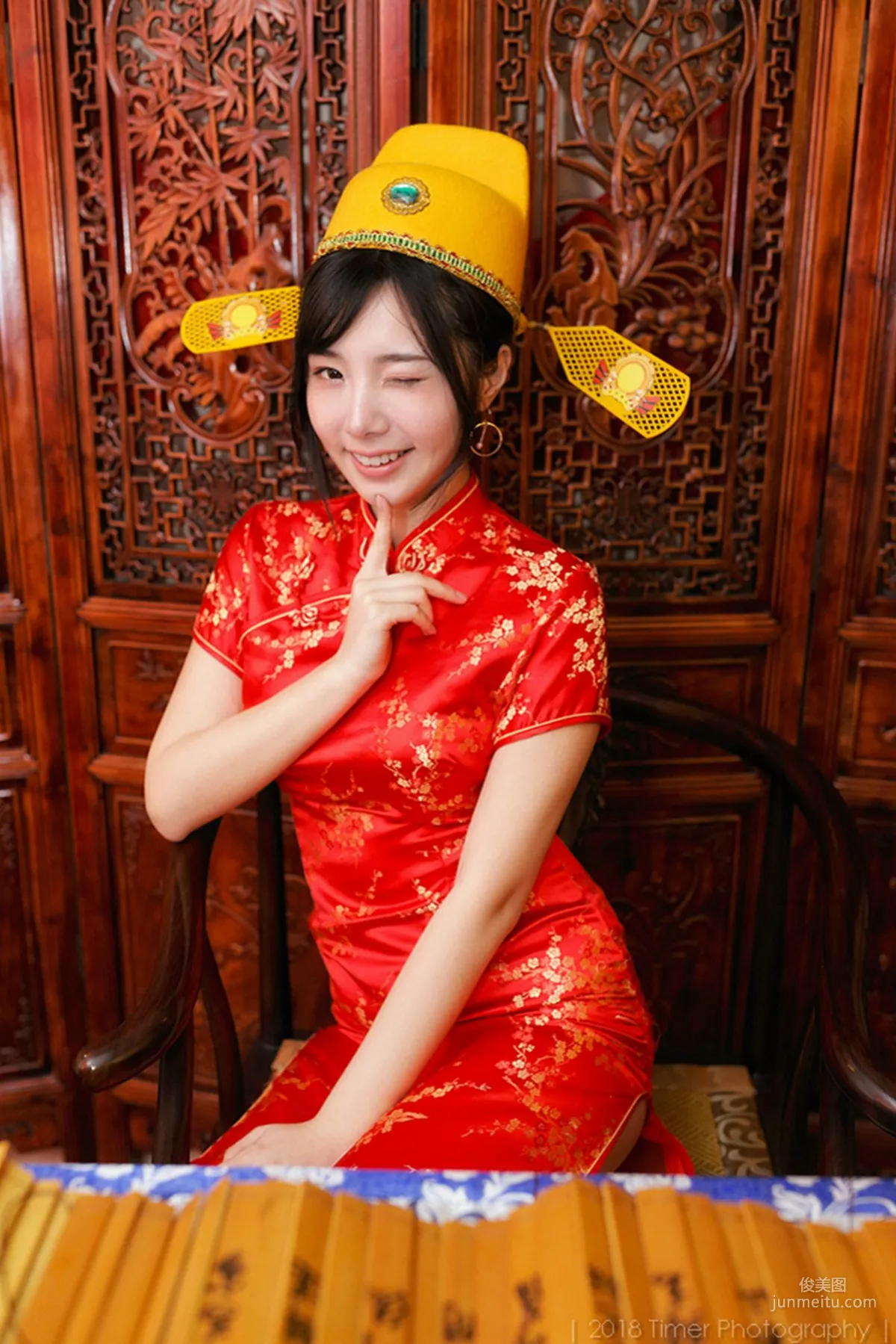 [Taiwan Beauties] Zora Chen Siying, New Year Fashion Studio Shoot (Part 1) Photo Set photo 51