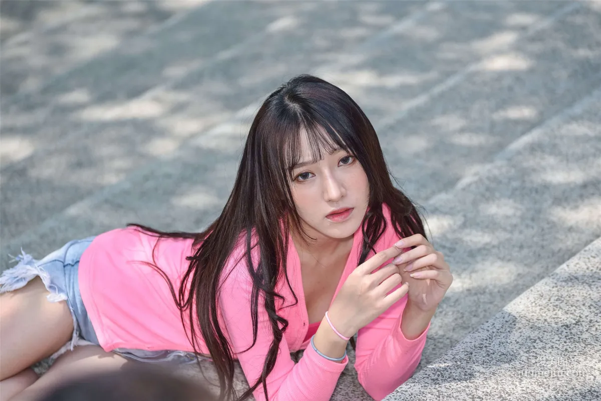 [Taiwan Beauties] Bi Bier Gome Fashion Denim Street Snap Photo Set photo 136