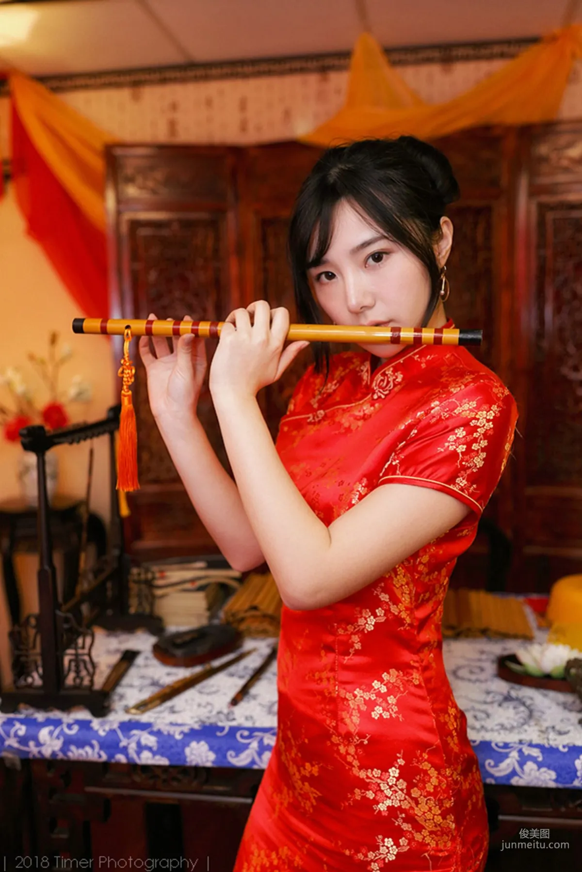 [Taiwan Beauties] Zora Chen Siying, New Year Fashion Studio Shoot (Part 1) Photo Set photo 73