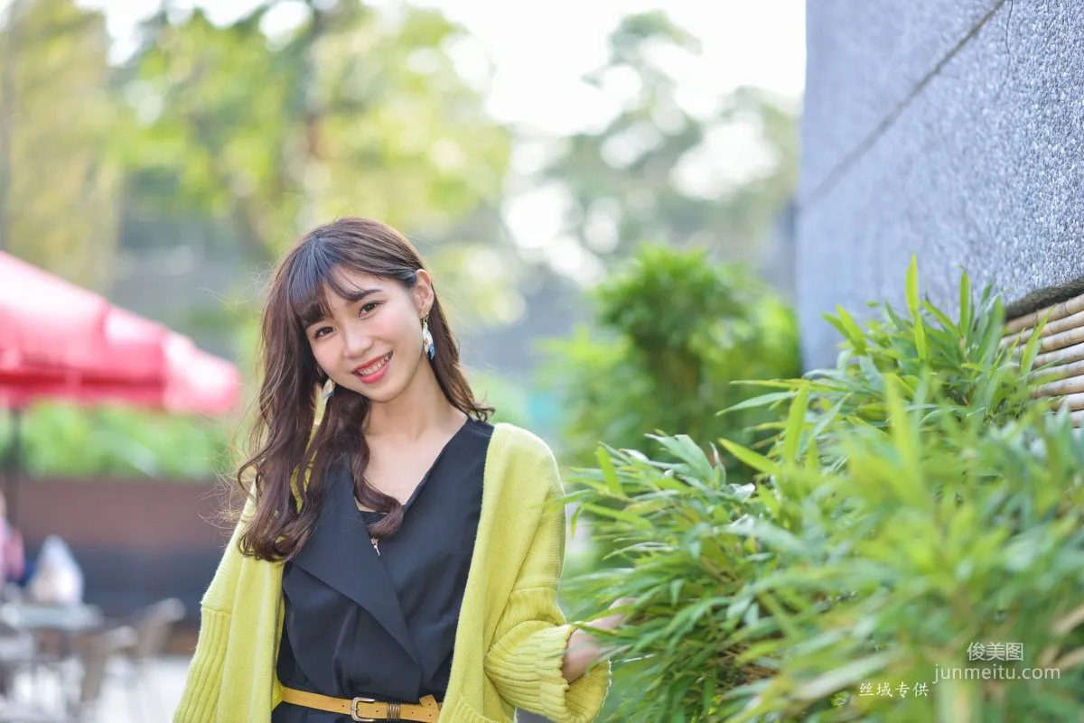 [Taiwan Beauties] Ti Ti National Taiwan Museum of Fine Arts. Fashion Black Stockings Street Snap Photo Set photo 119