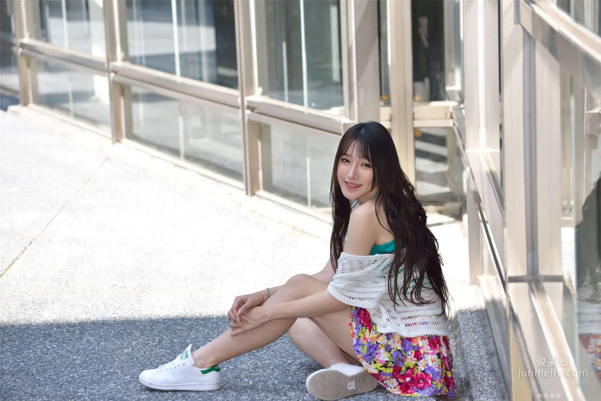 [Taiwan Beauties] Bi Bier, National Beauty. Fashion Fresh Outdoor Shoot Photo Set photo 98
