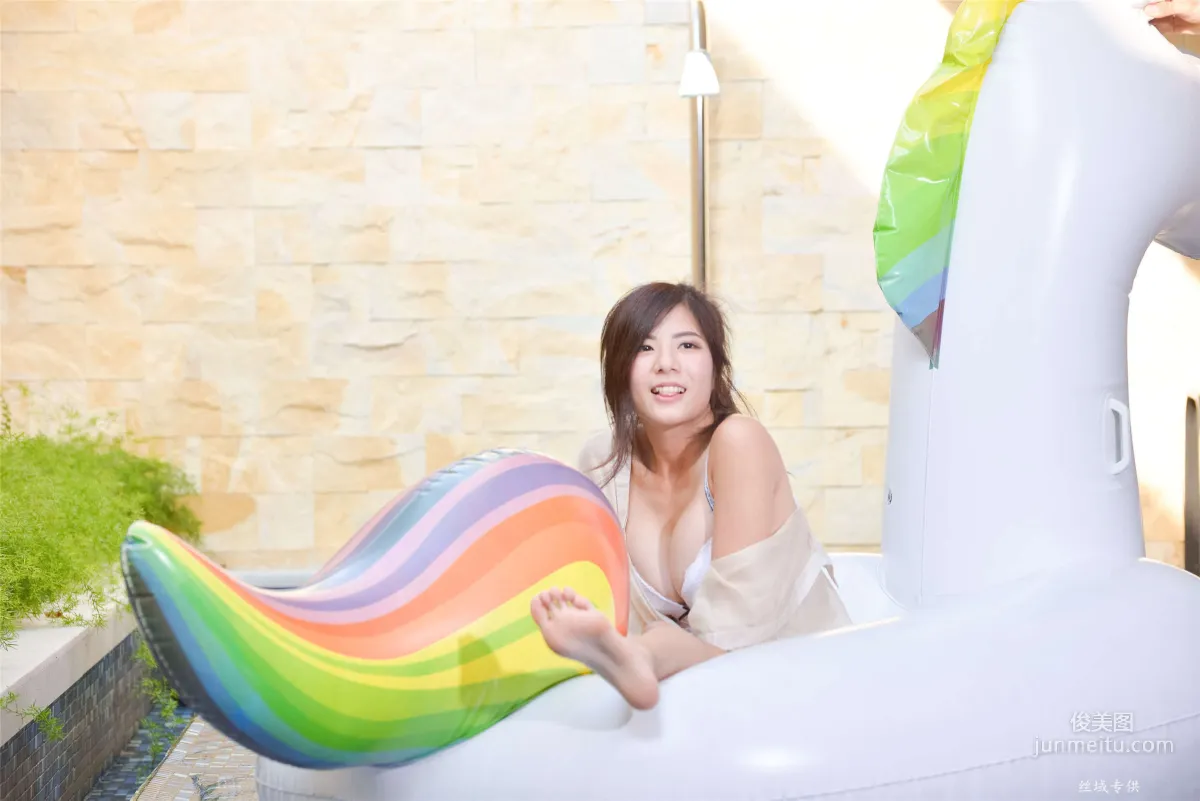 [Taiwan Beauties] Chubby Fang Sexy. Ballet City Vacation Hotel Bed Shoot Series Photo Set photo 47