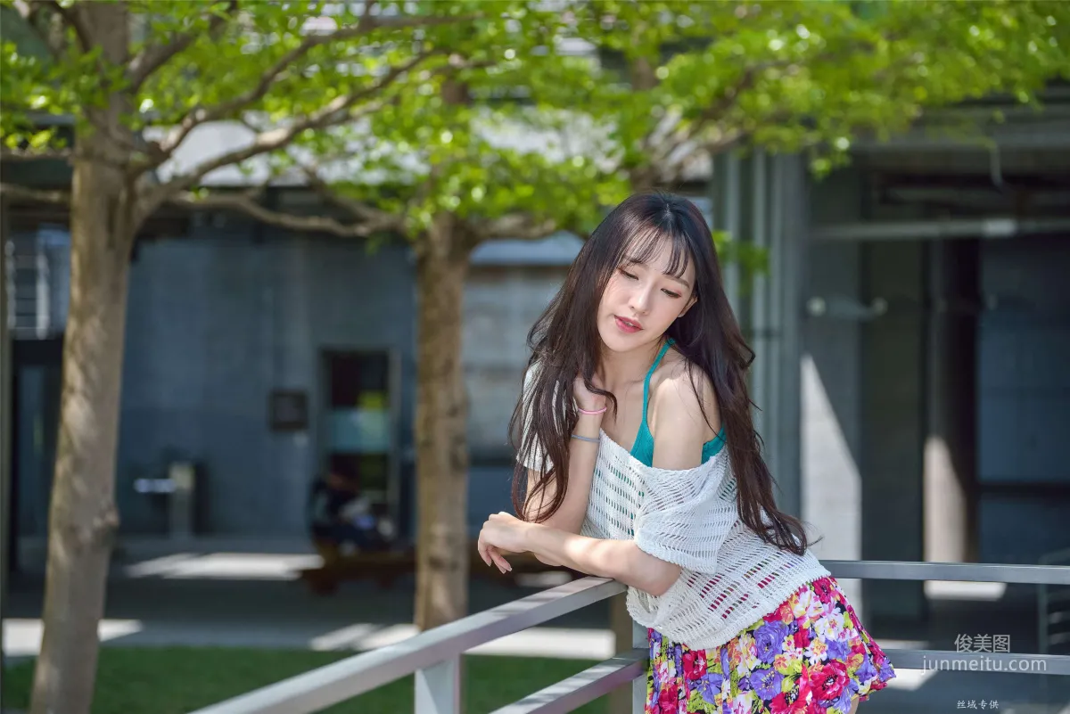 [Taiwan Beauties] Bi Bier, National Beauty. Fashion Fresh Outdoor Shoot Photo Set photo 11