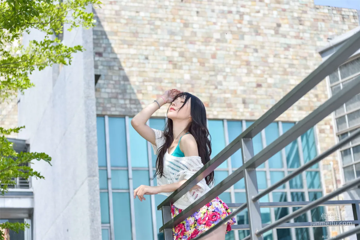 [Taiwan Beauties] Bi Bier, National Beauty. Fashion Fresh Outdoor Shoot Photo Set photo 21