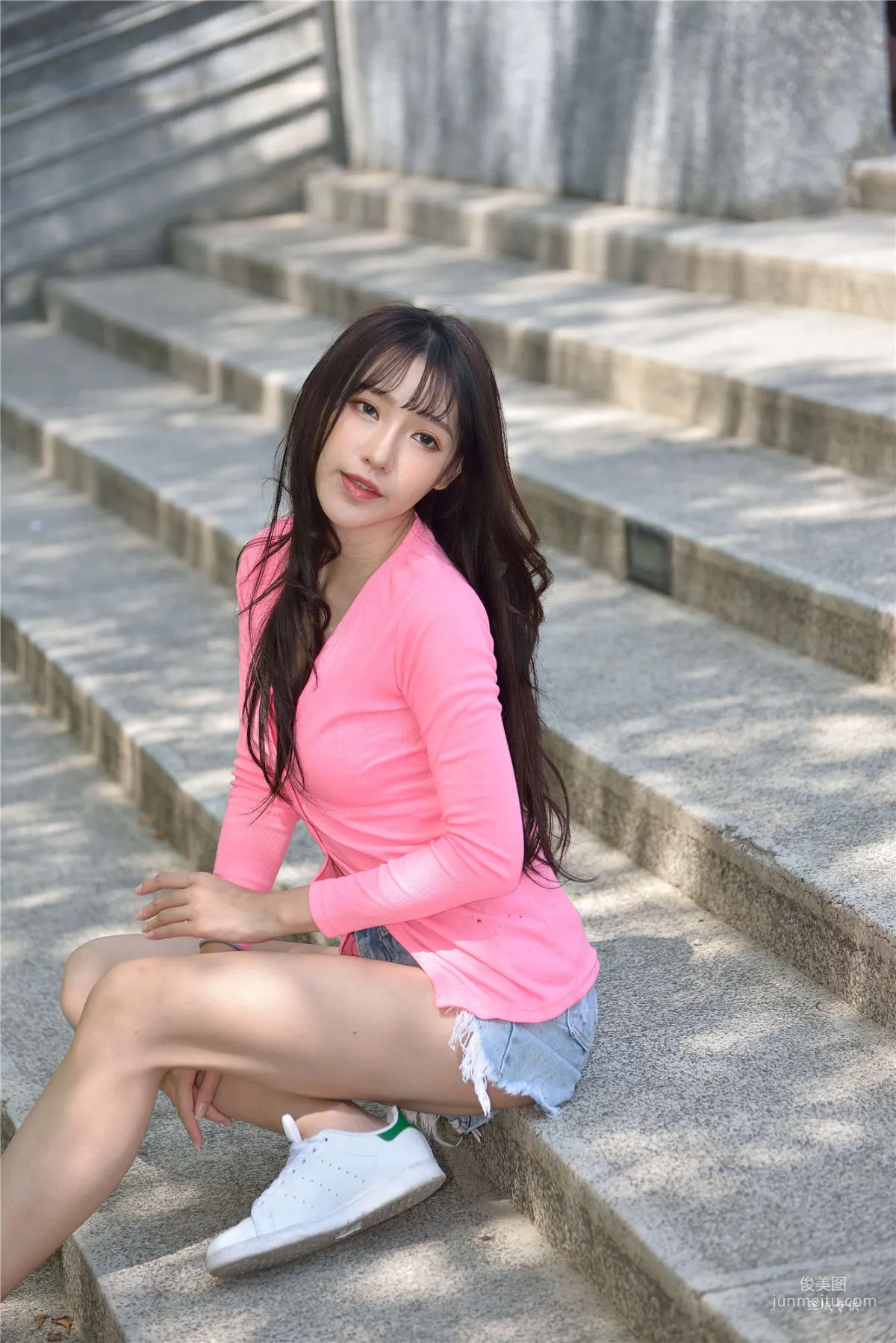 [Taiwan Beauties] Bi Bier Gome Fashion Denim Street Snap Photo Set photo 105