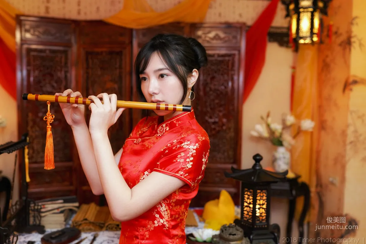 [Taiwan Beauties] Zora Chen Siying, New Year Fashion Studio Shoot (Part 1) Photo Set photo 64