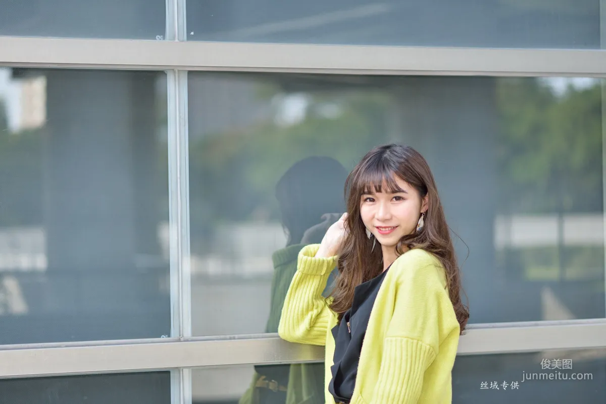 [Taiwan Beauties] Ti Ti National Taiwan Museum of Fine Arts. Fashion Black Stockings Street Snap Photo Set photo 78
