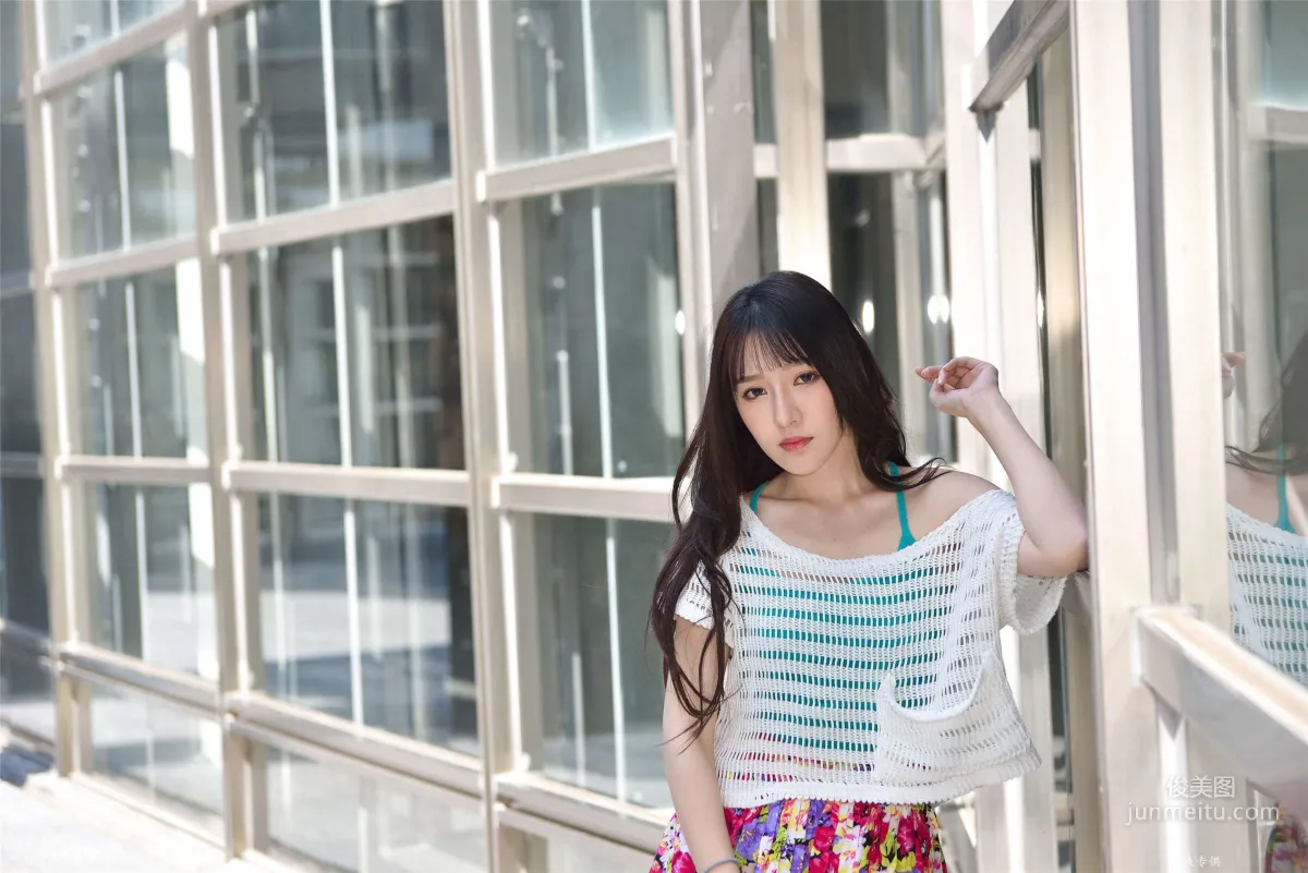 [Taiwan Beauties] Bi Bier, National Beauty. Fashion Fresh Outdoor Shoot Photo Set photo 75