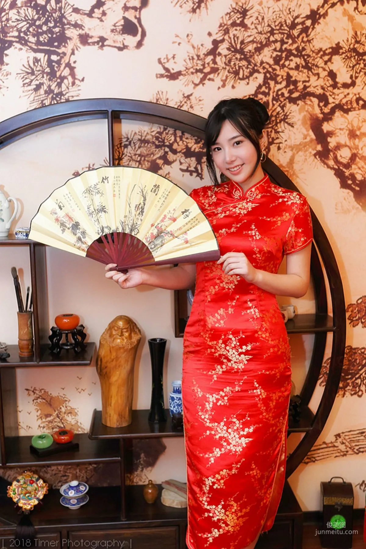 [Taiwan Beauties] Zora Chen Siying, New Year Fashion Studio Shoot (Part 1) Photo Set photo 24