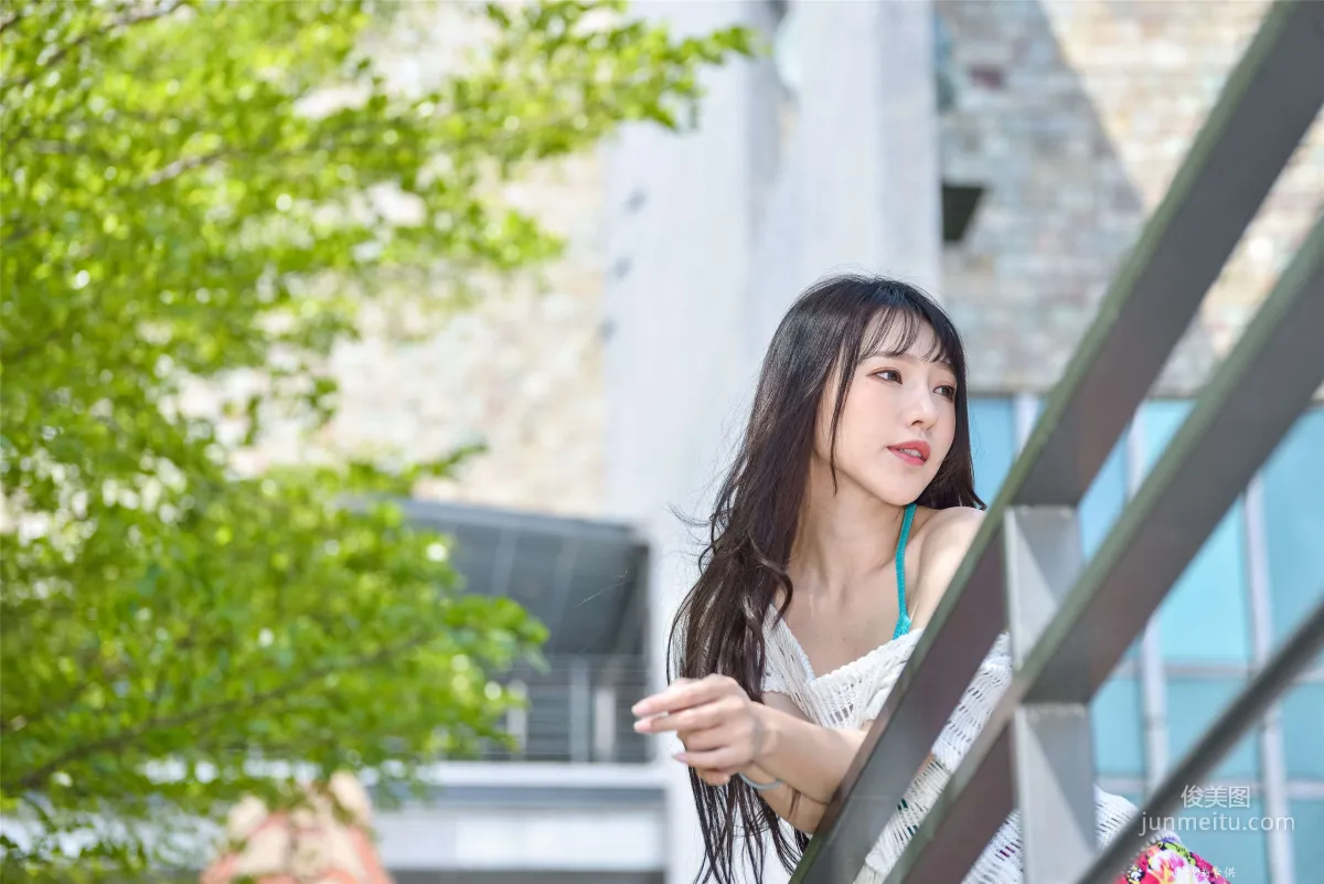 [Taiwan Beauties] Bi Bier, National Beauty. Fashion Fresh Outdoor Shoot Photo Set photo 25