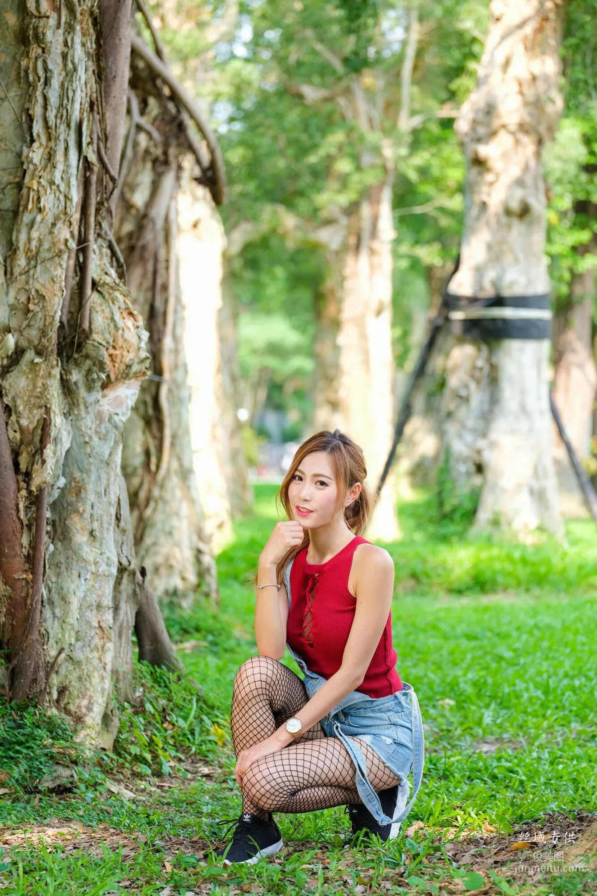 [台灣正妹] 黃艾比《外拍服裝》網襪系列 寫真集 57