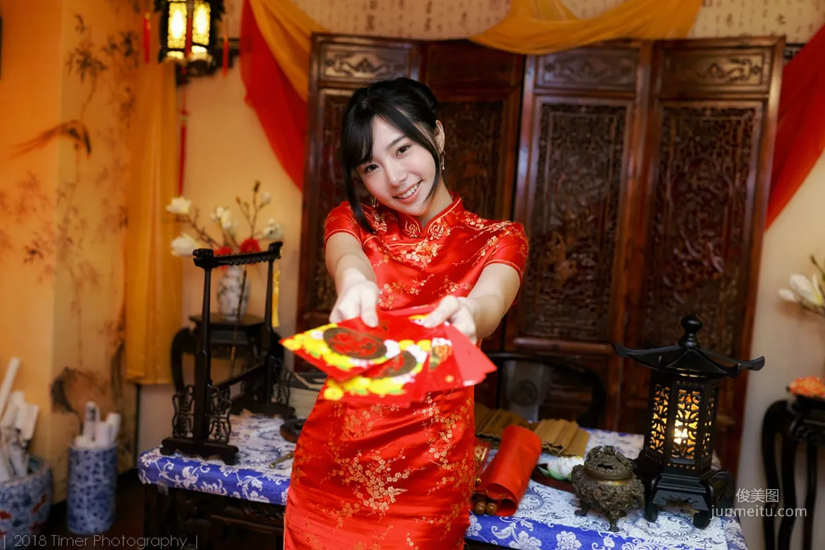 [Taiwan Beauties] Zora Chen Siying, New Year Fashion Studio Shoot (Part 1) Photo Set photo 15