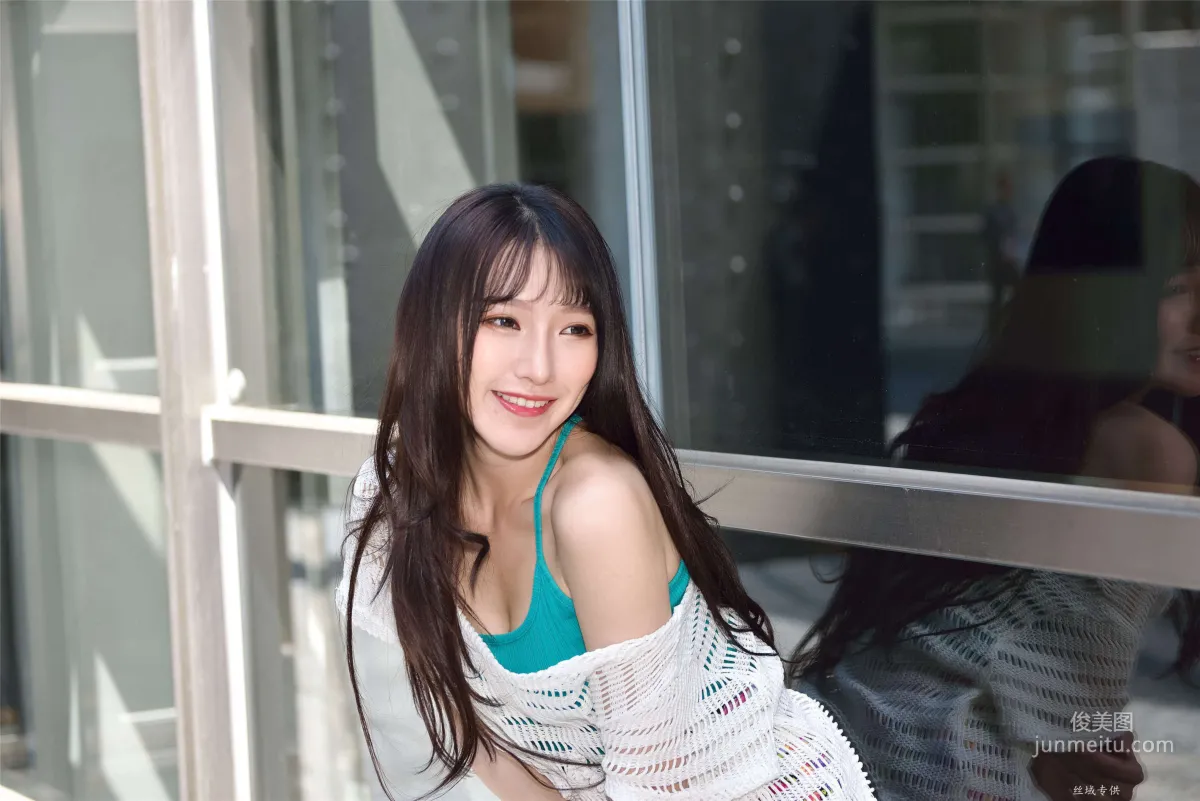[Taiwan Beauties] Bi Bier, National Beauty. Fashion Fresh Outdoor Shoot Photo Set photo 89