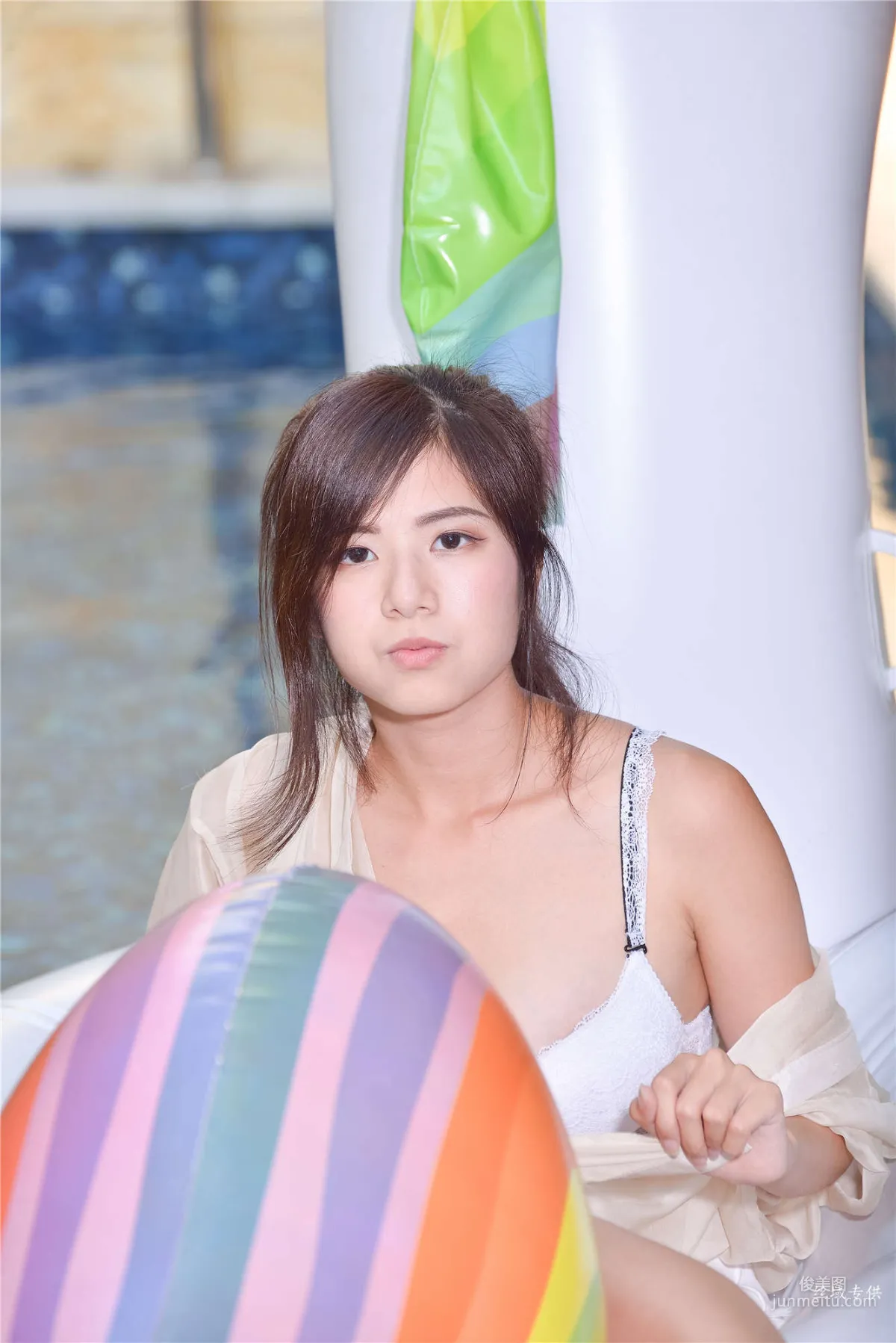 [Taiwan Beauties] Chubby Fang Sexy. Ballet City Vacation Hotel Bed Shoot Series Photo Set photo 3
