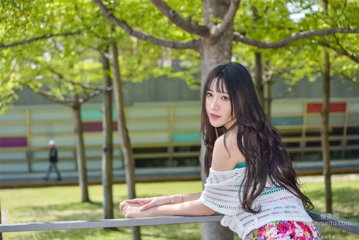 [Taiwan Beauties] Bi Bier, National Beauty. Fashion Fresh Outdoor Shoot Photo Set photo 13