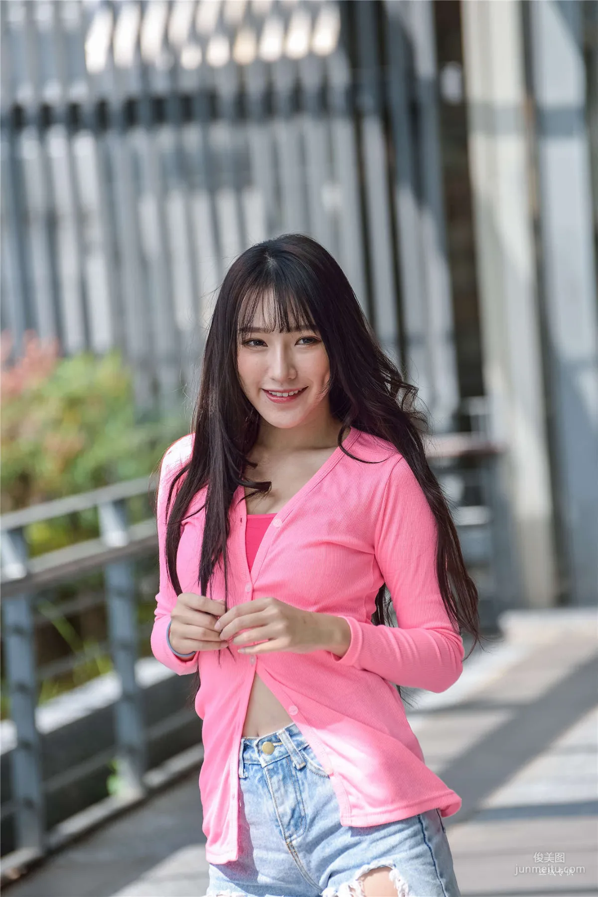 [Taiwan Beauties] Bi Bier Gome Fashion Denim Street Snap Photo Set photo 14