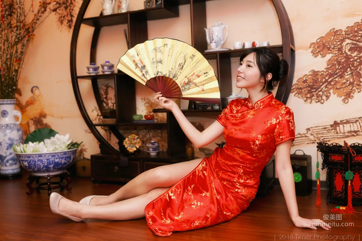 [Taiwan Beauties] Zora Chen Siying, New Year Fashion Studio Shoot (Part 1) Photo Set photo 28