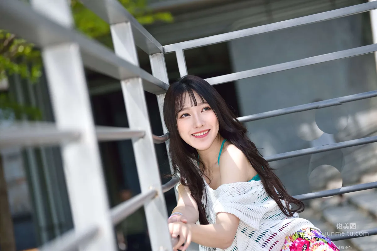 [Taiwan Beauties] Bi Bier, National Beauty. Fashion Fresh Outdoor Shoot Photo Set photo 59