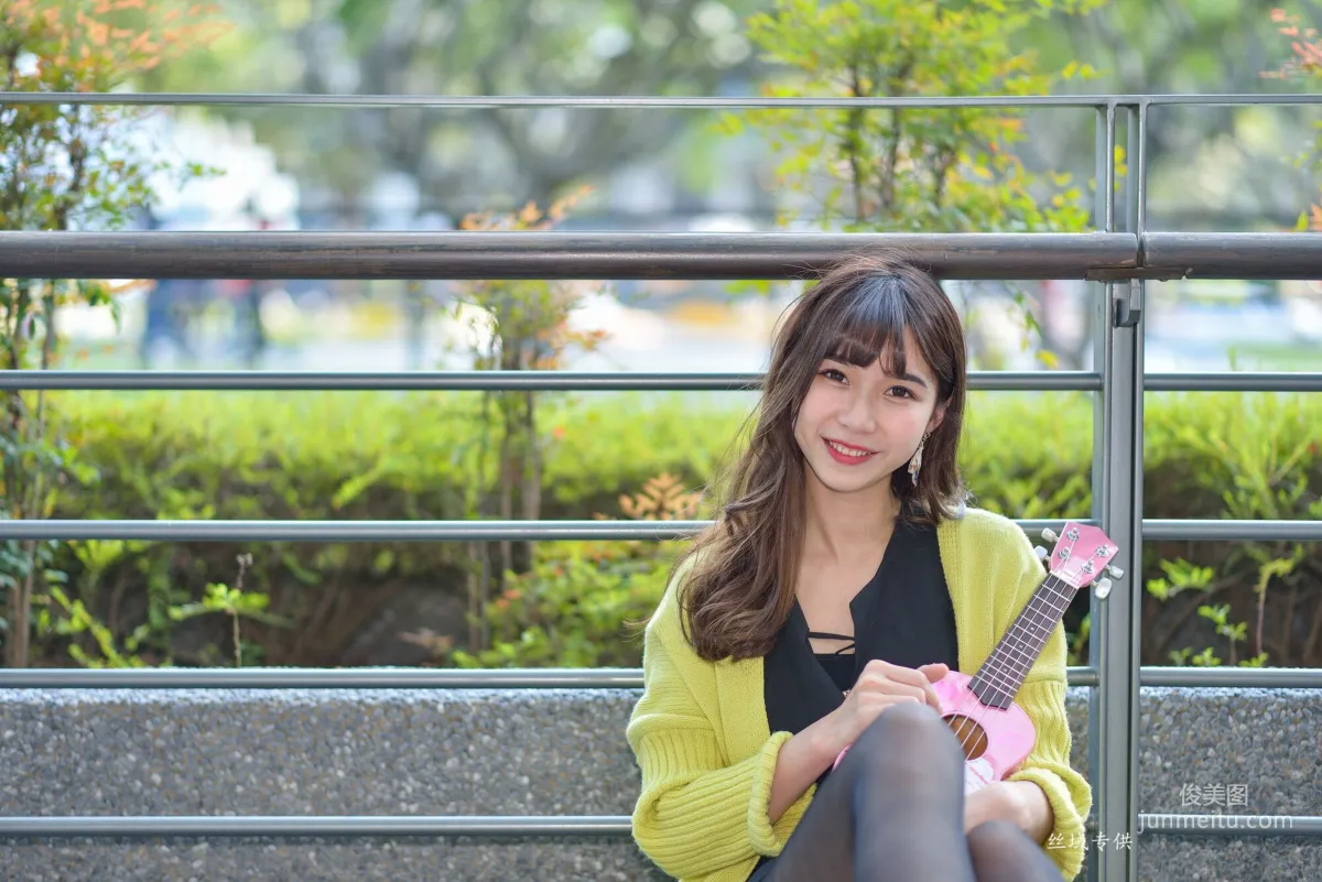 [Taiwan Beauties] Ti Ti National Taiwan Museum of Fine Arts. Fashion Black Stockings Street Snap Photo Set photo 58