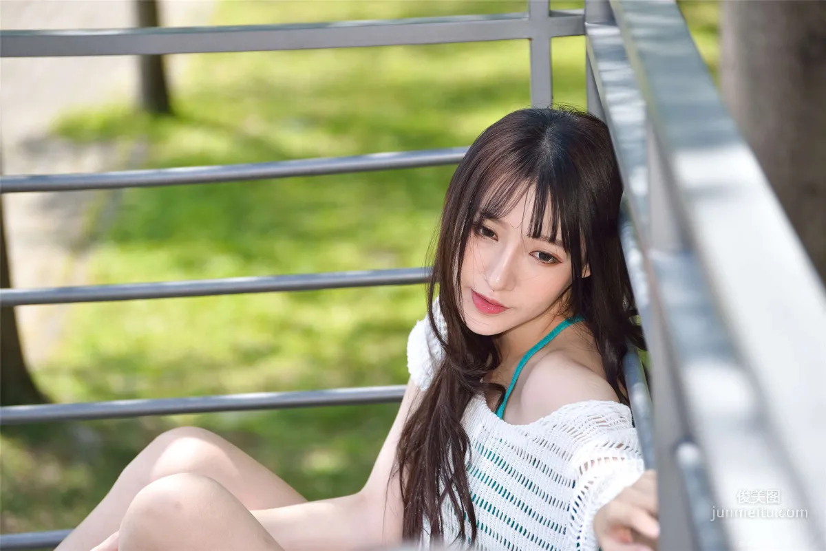 [Taiwan Beauties] Bi Bier, National Beauty. Fashion Fresh Outdoor Shoot Photo Set photo 67