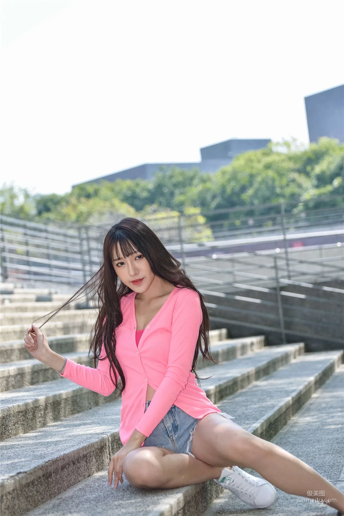 [Taiwan Beauties] Bi Bier Gome Fashion Denim Street Snap Photo Set photo 85