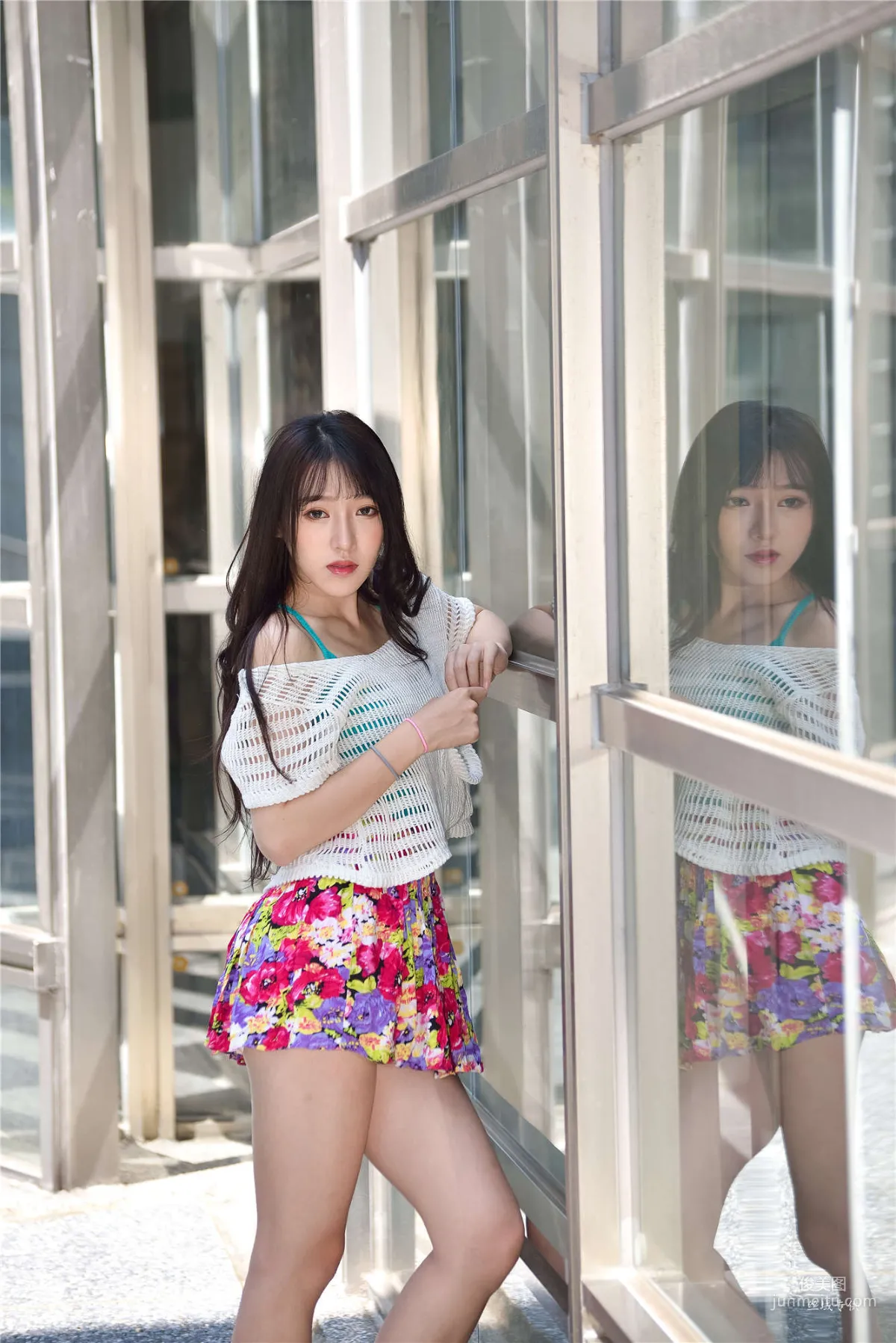 [Taiwan Beauties] Bi Bier, National Beauty. Fashion Fresh Outdoor Shoot Photo Set photo 83