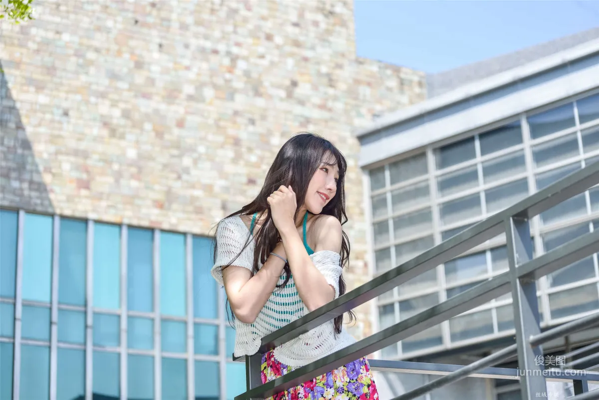 [Taiwan Beauties] Bi Bier, National Beauty. Fashion Fresh Outdoor Shoot Photo Set photo 14
