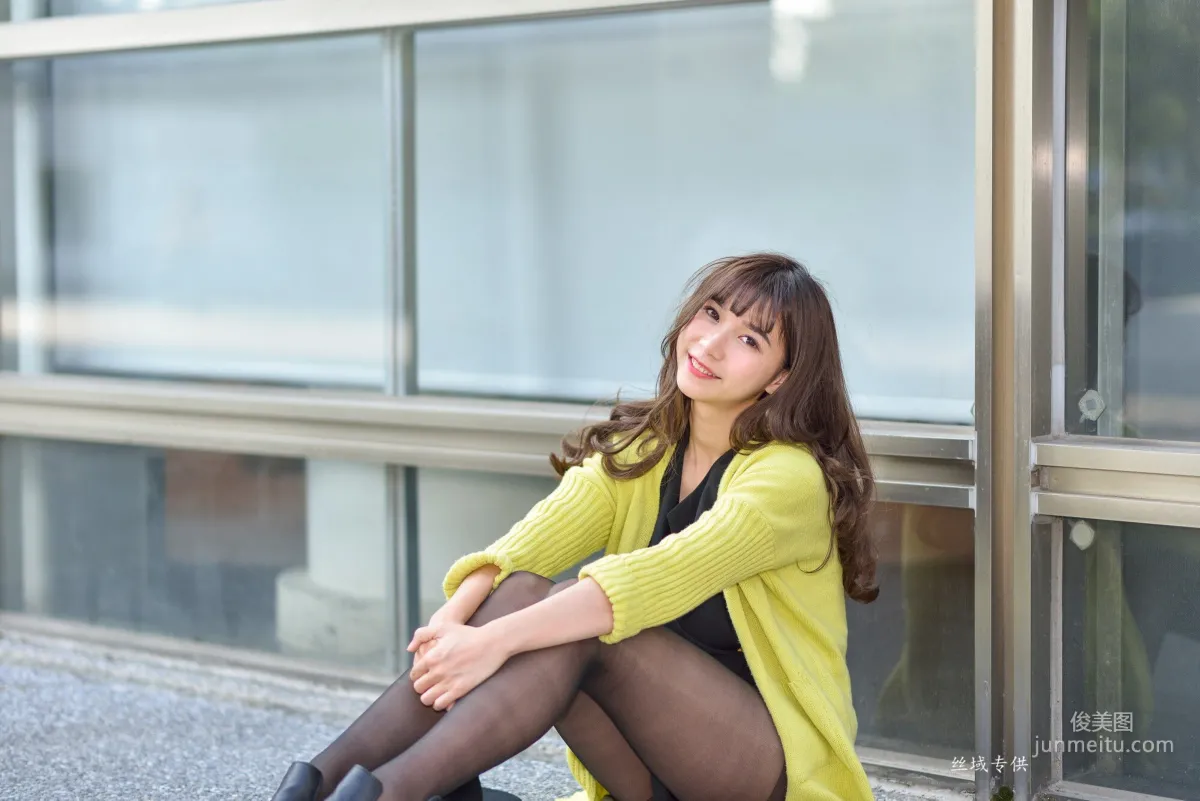 [Taiwan Beauties] Ti Ti National Taiwan Museum of Fine Arts. Fashion Black Stockings Street Snap Photo Set photo 98