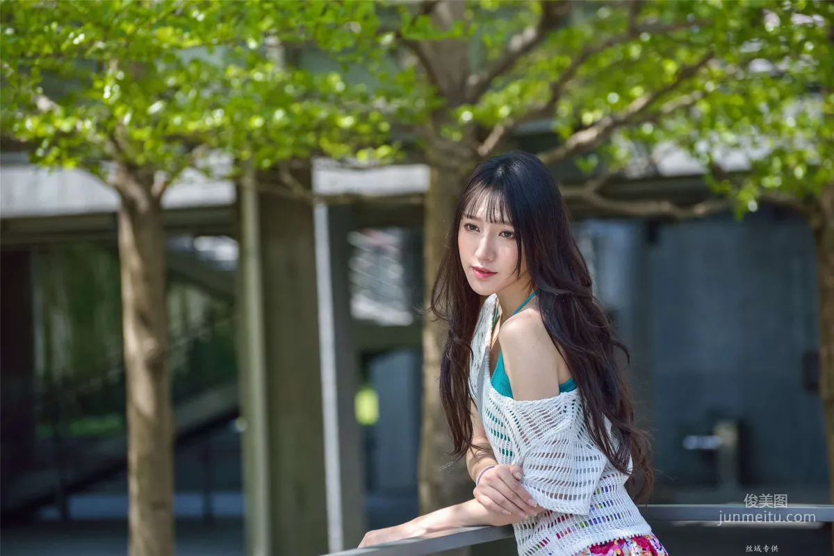 [Taiwan Beauties] Bi Bier, National Beauty. Fashion Fresh Outdoor Shoot Photo Set photo 7