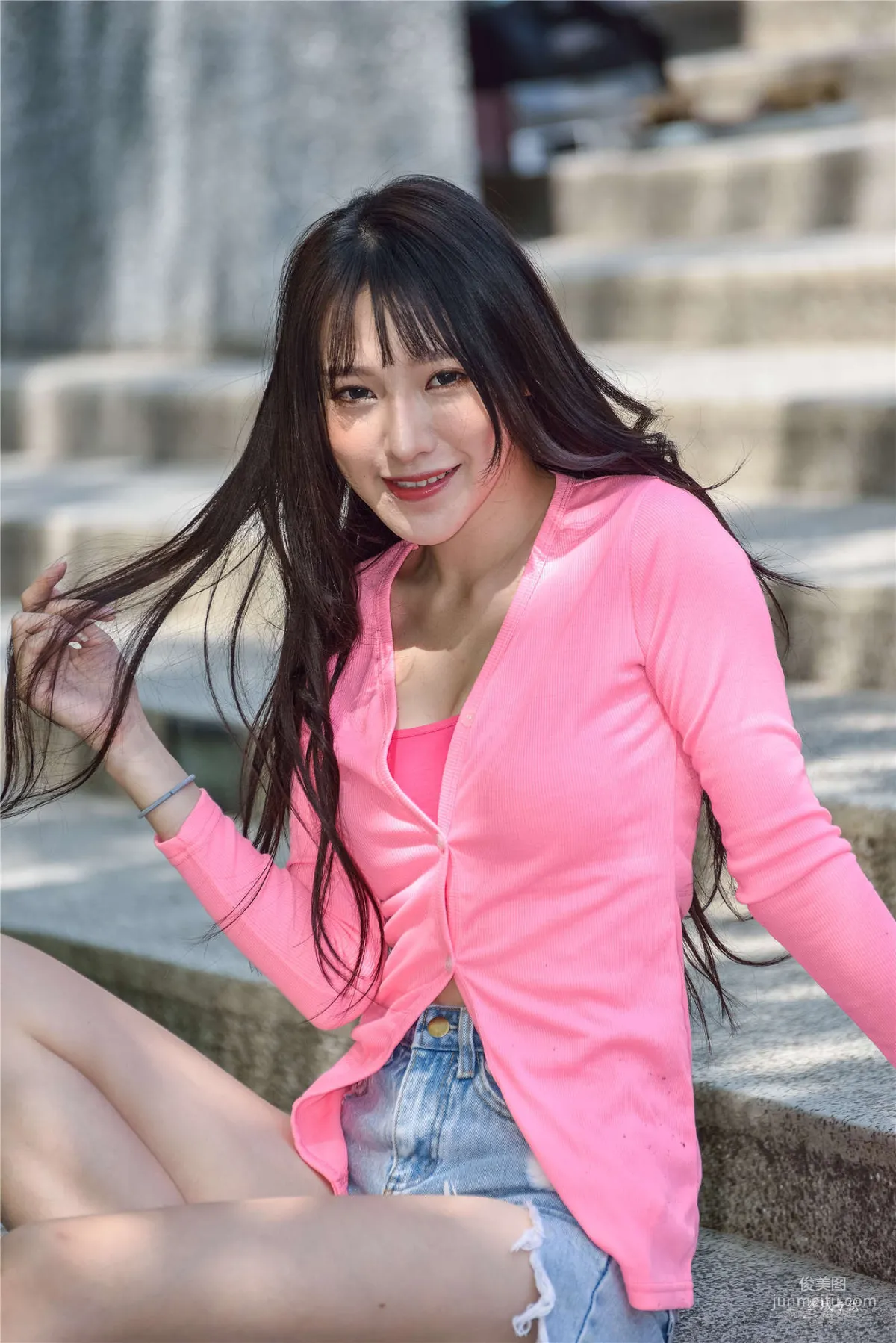 [Taiwan Beauties] Bi Bier Gome Fashion Denim Street Snap Photo Set photo 118